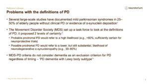 Problems with the definitions of PD